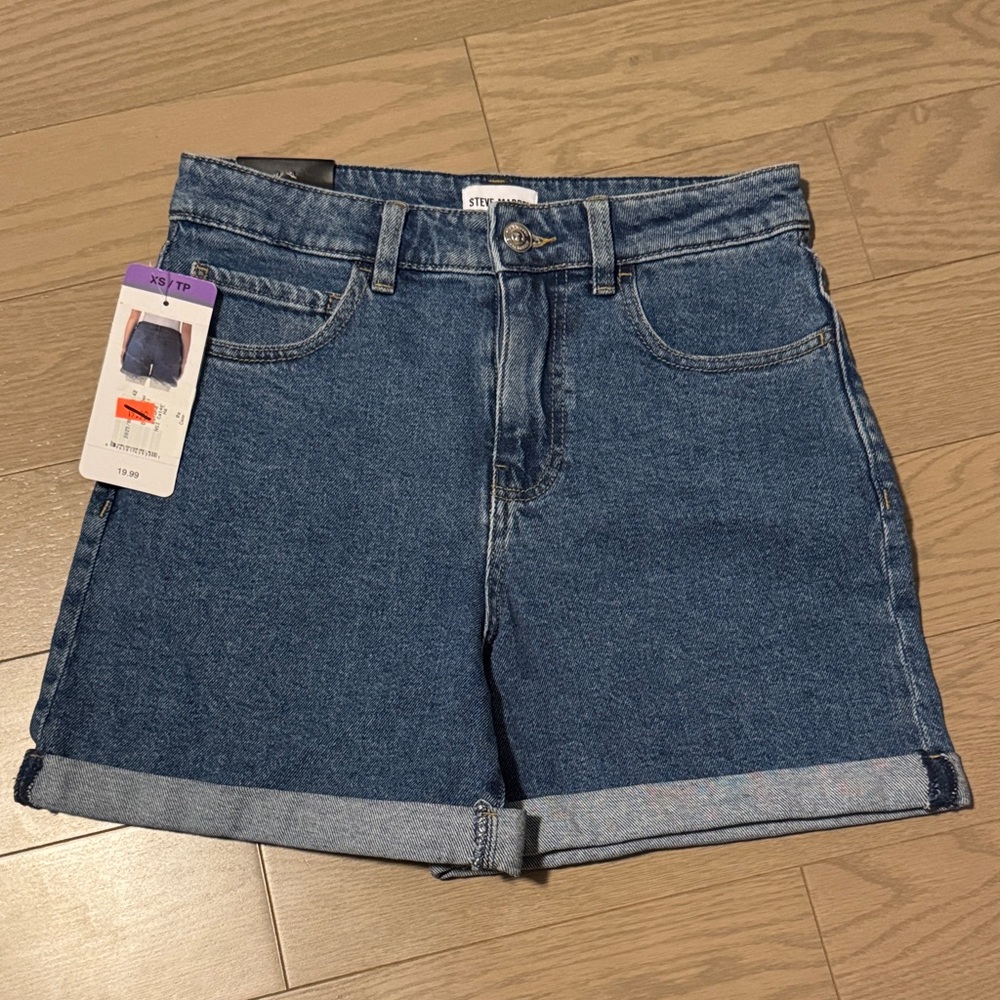 XS Steve Madden Classic Blue Jean Shorts
